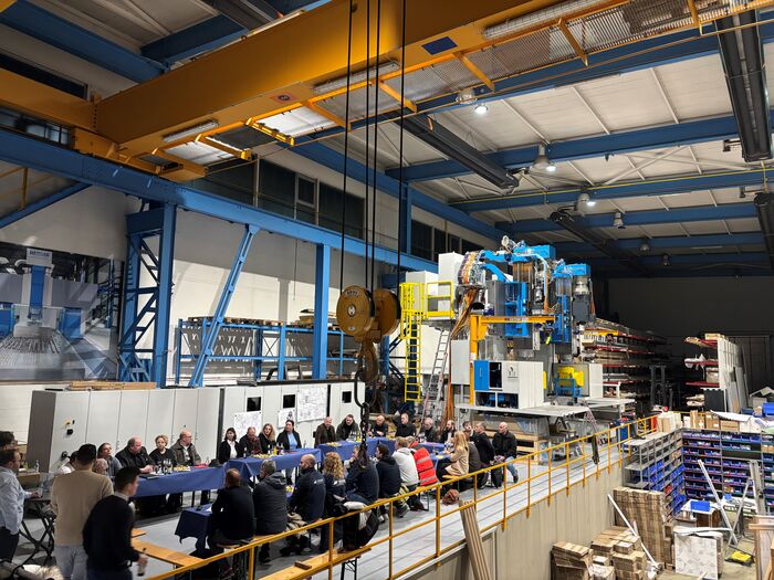 Fotoaufnahme des Netzwerktreffen bei Rottler Maschinenbau in Mudersbach
